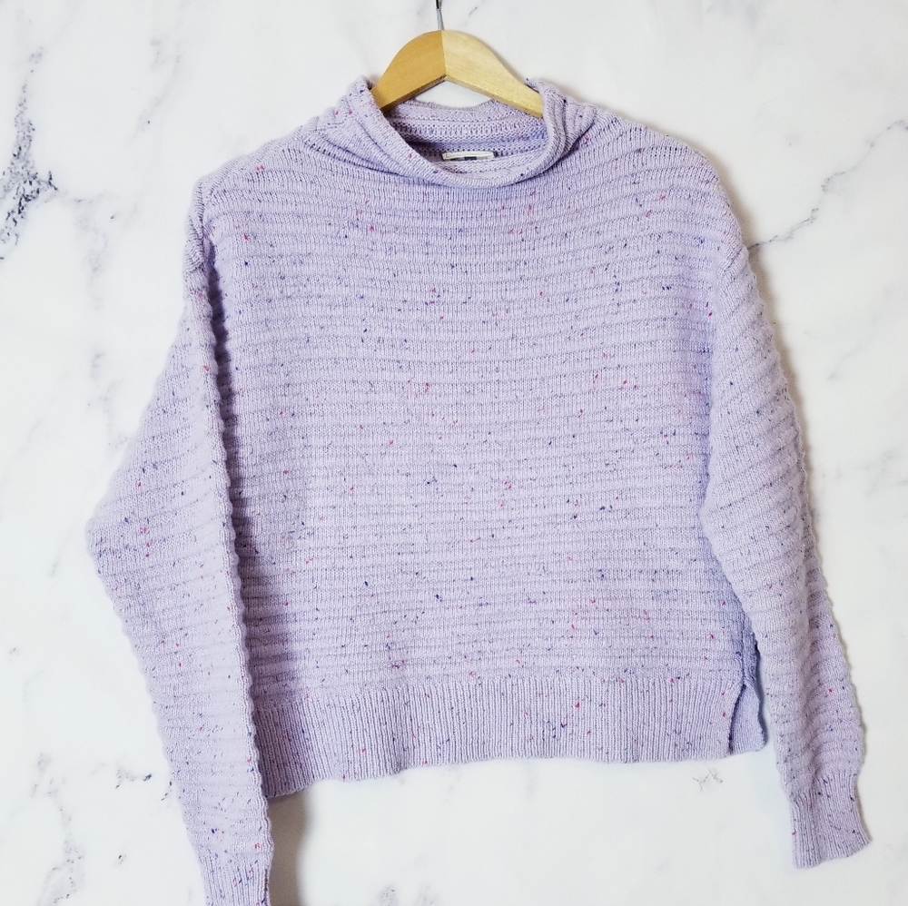 COURT & ROWE Purple Cowl neck Sweater. size Small